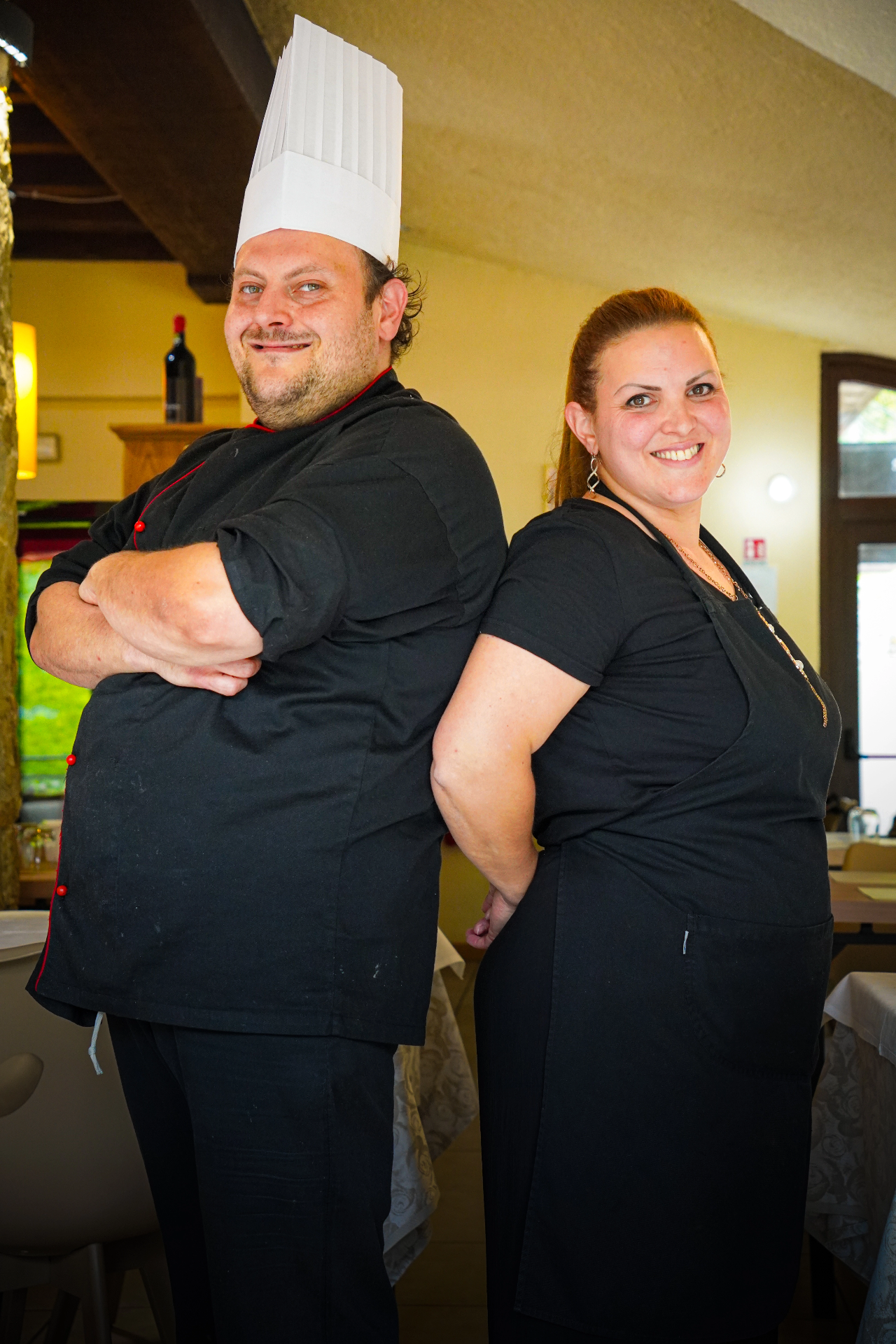 Cristian e Deborah, lo chef e la capo sala de La Cantoniera